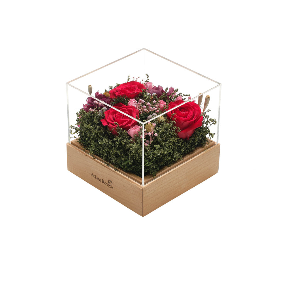 Flora Décor Box  Preserved Roses